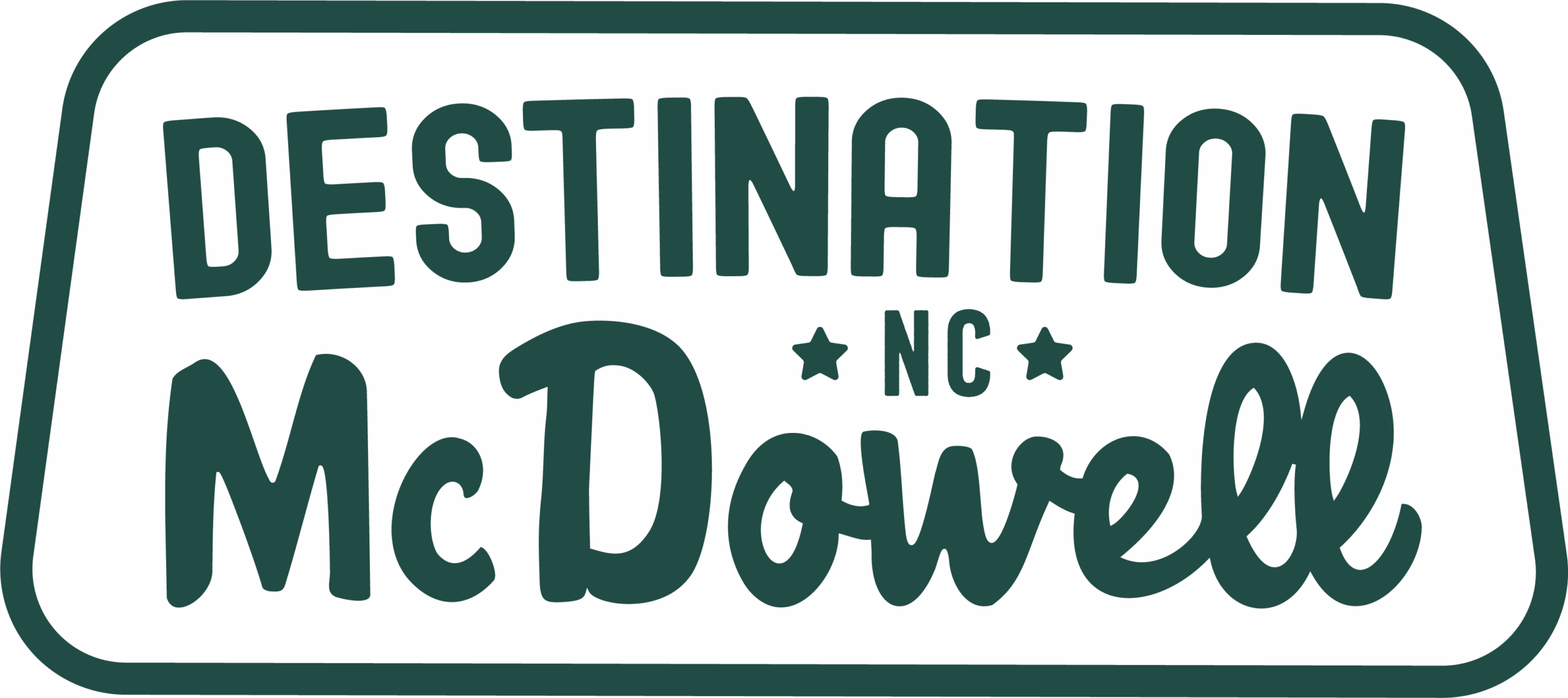 Destination McDowell County North Carolina logo